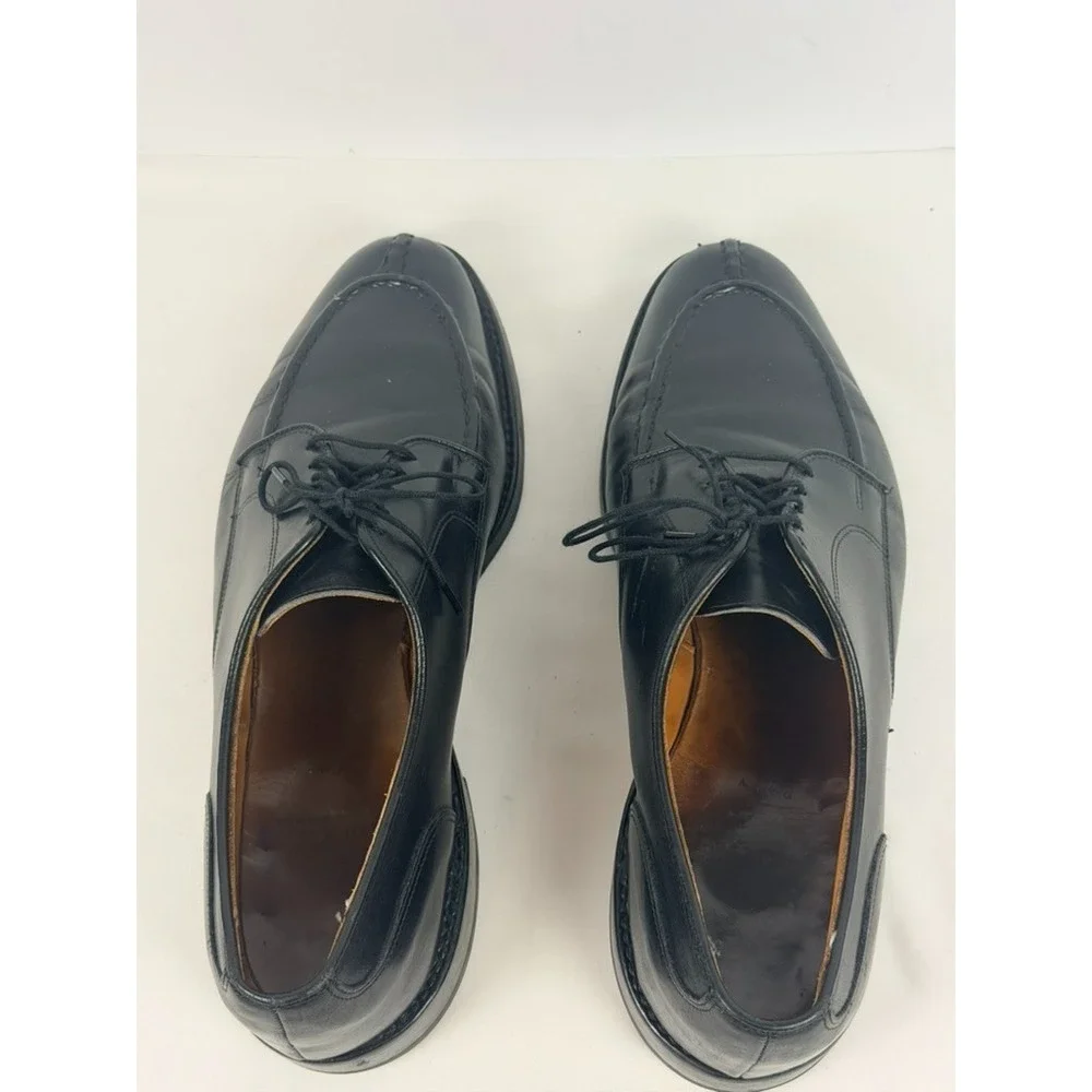 Allen Edmonds Bradley Black Leather Algonquin Split Toe Derby Shoes 10.5 B USA